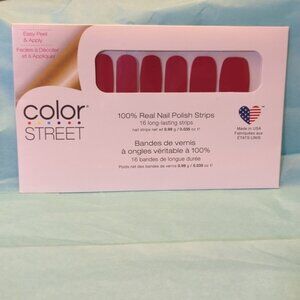 Nwt Color Street"Munich Mulberry" Nail Strips